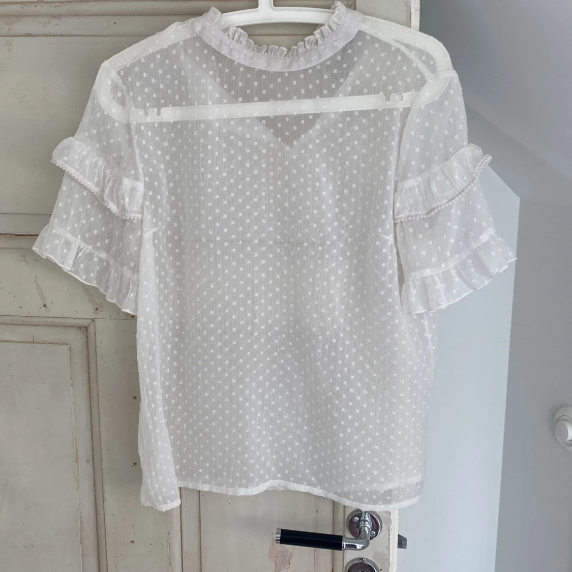 Genomskinligt blus - 90