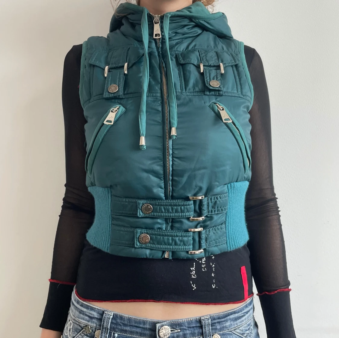 Y2k väst croppad - 90