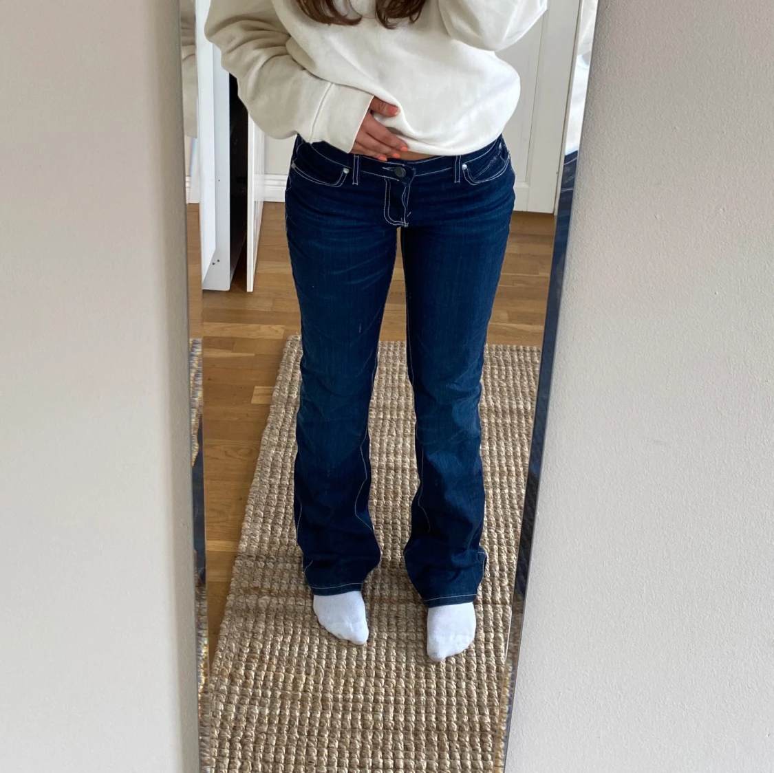 Lågmidjade jeans - 90