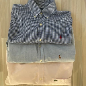Ralph Lauren & Lacoste skjortor. - Strlk M Som nya. Button down.