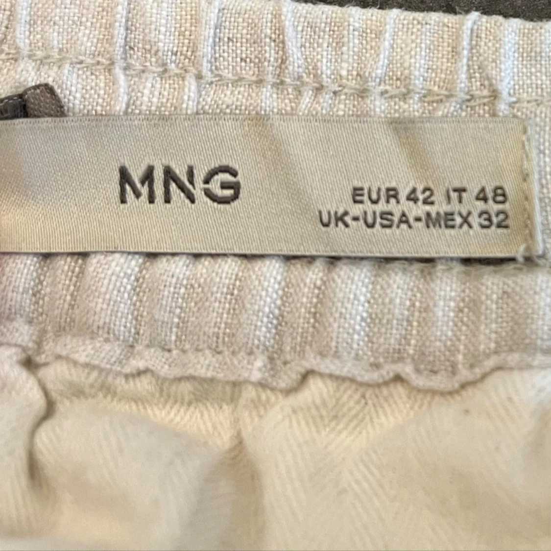 Mango linne byxor - 91