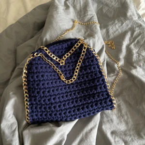 Virkad väska - Väska jag virkat själv 