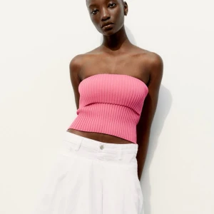 Topp - Supersnygg rosa stickad topp från zara💕💕💕 storlek s men passar från xs-m