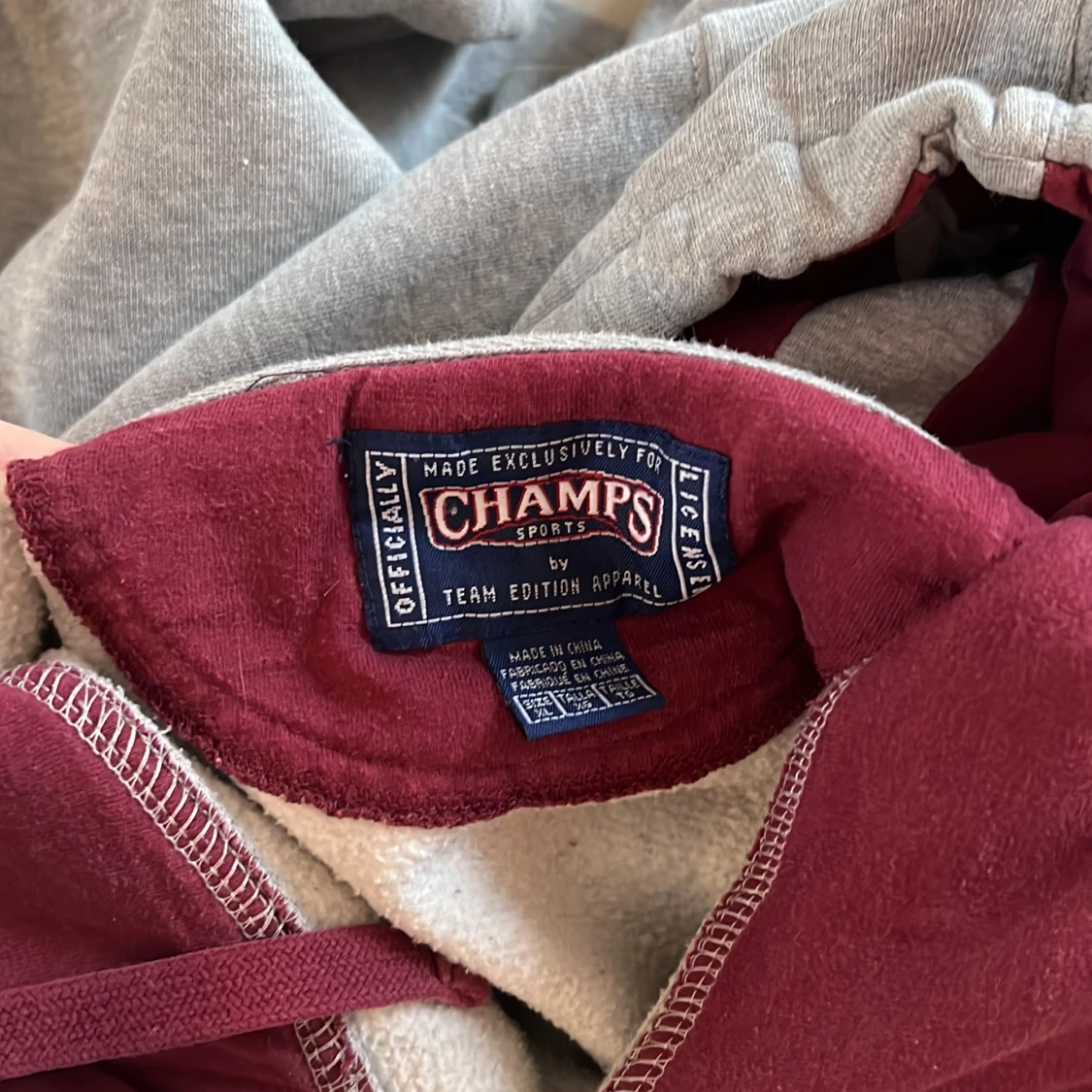 Vintage grå hoodie - 2