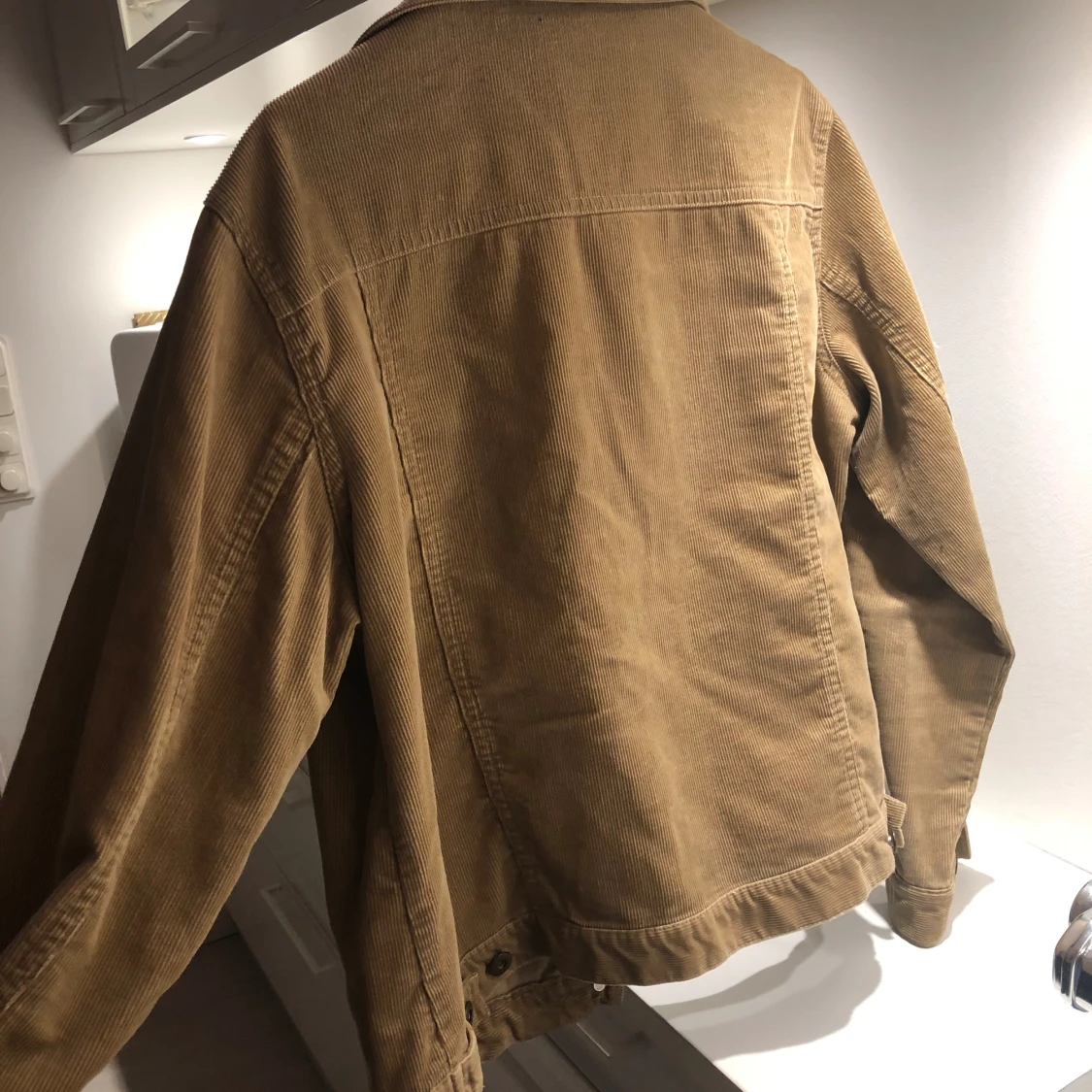 Beige jeansjacka - 90