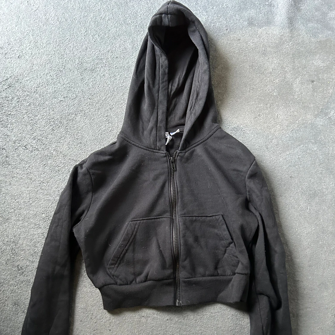 croppad hoodie - 90