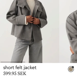 Gina short felt jacket - Jätte fin kappa, perfekt nu till våren. I storlek M men passar XS och S också💘