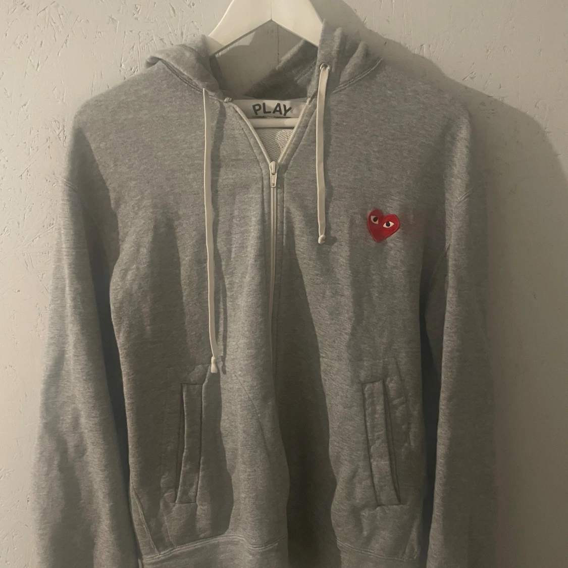 Cdg zip hoodie