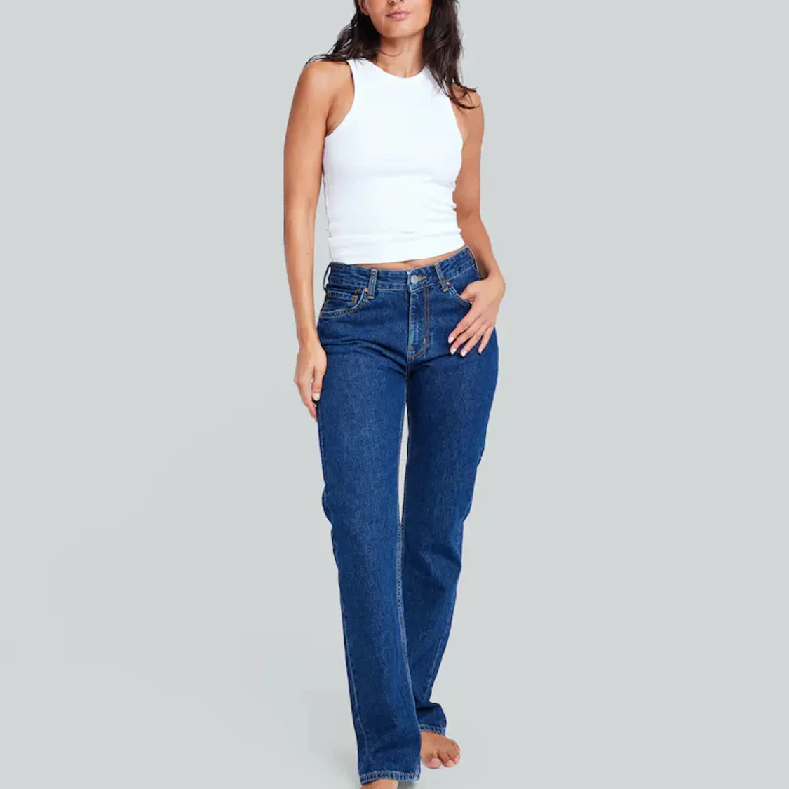 Low straight jeanse - 91