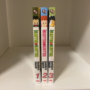 Hunter x Hunter vol. 1-3 - Säljer för att jag inte längre samlar manga🙏 Jättebra skick!