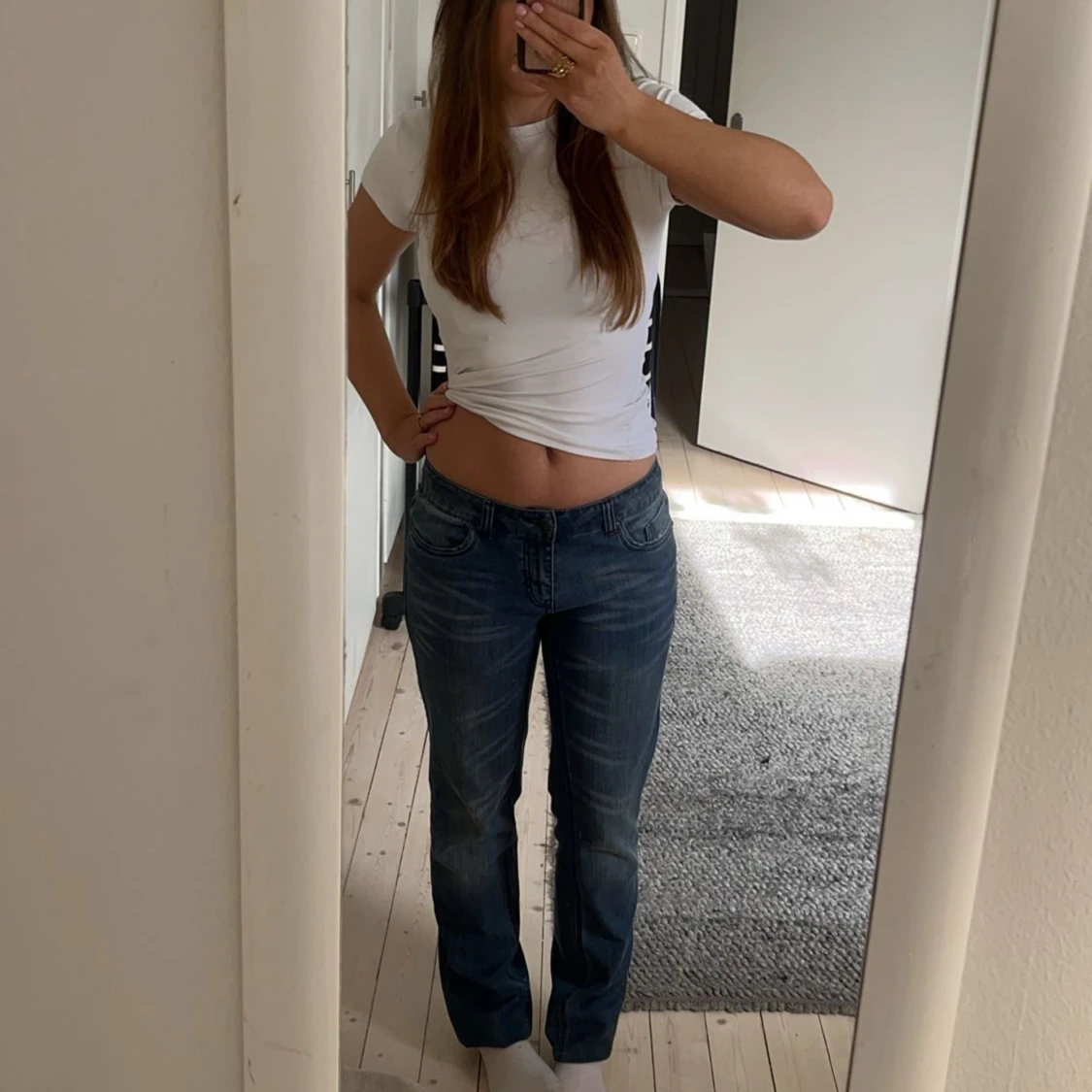 Lågmidjade jeans - 90
