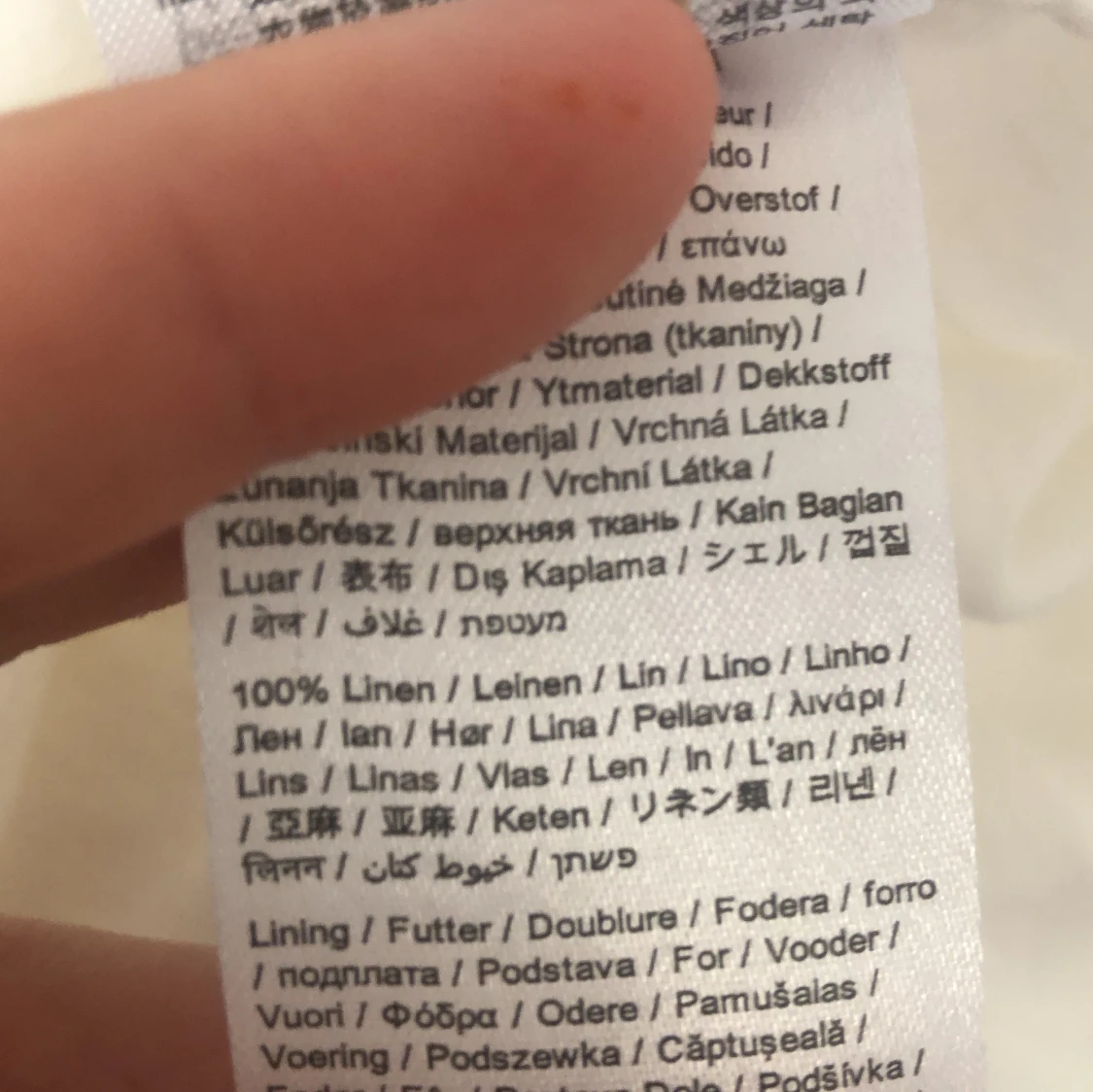 Klänning 100% linne - 91