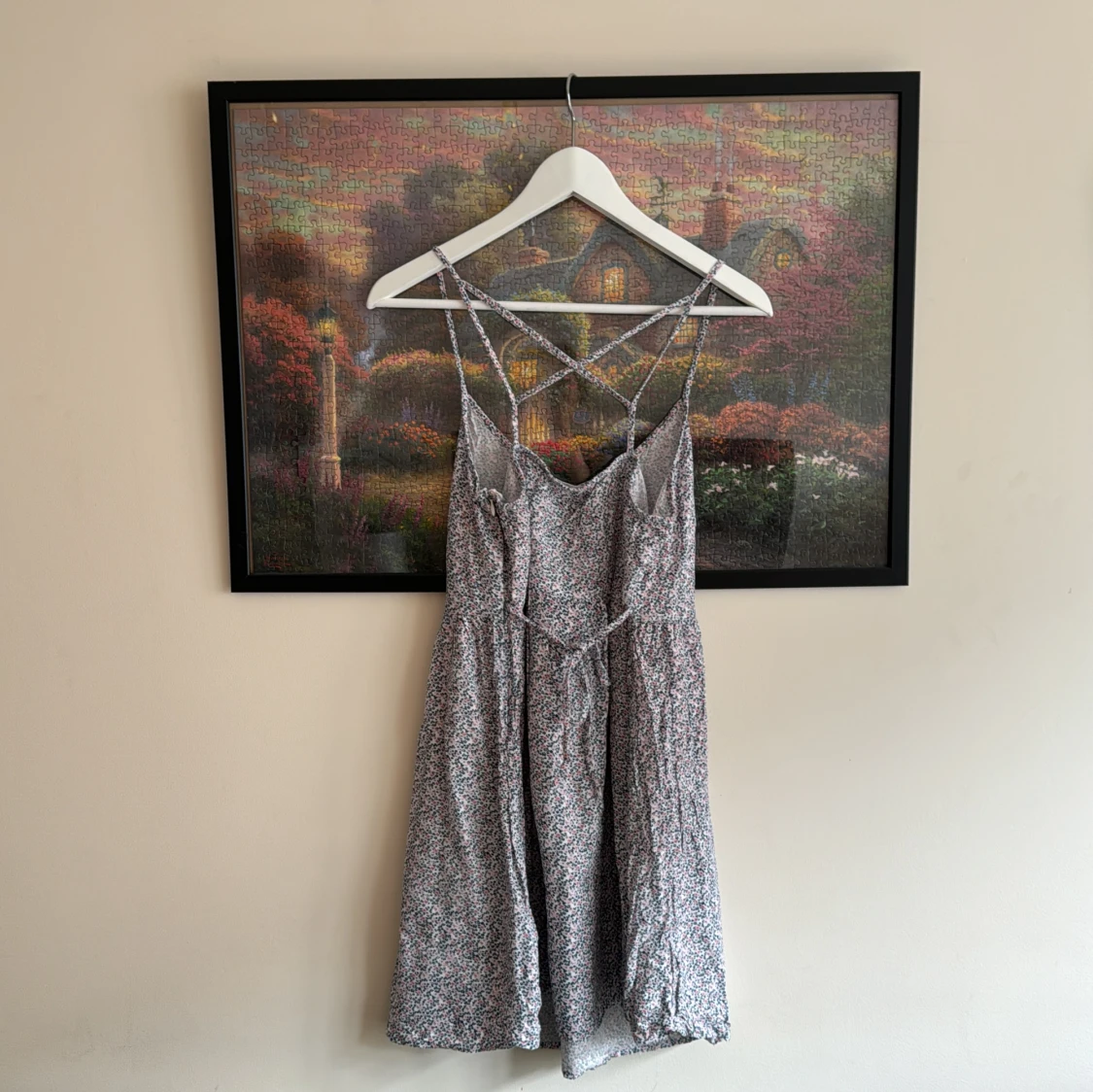 Blommig klänning  - 90