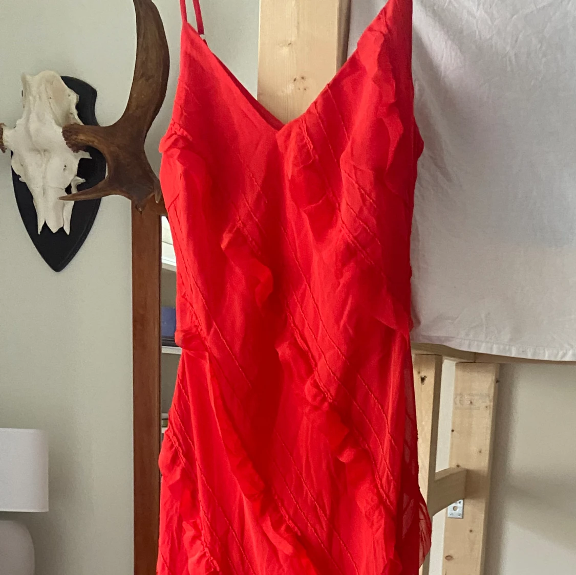 Röd maxiklänning - 92