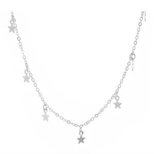Stjärna Halsband  - 38.00+5.00 cm längd  Helt ny  89kr/st