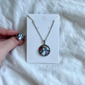 Taylor Swift The Era Tour halsband + ring - •Rostfrittstål  •halsband + justerbar ring  •handmade