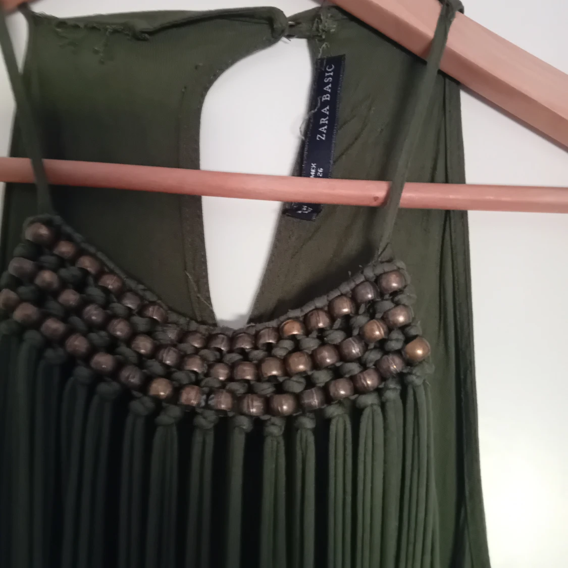 Grön långklänning från Zara Basic - 90