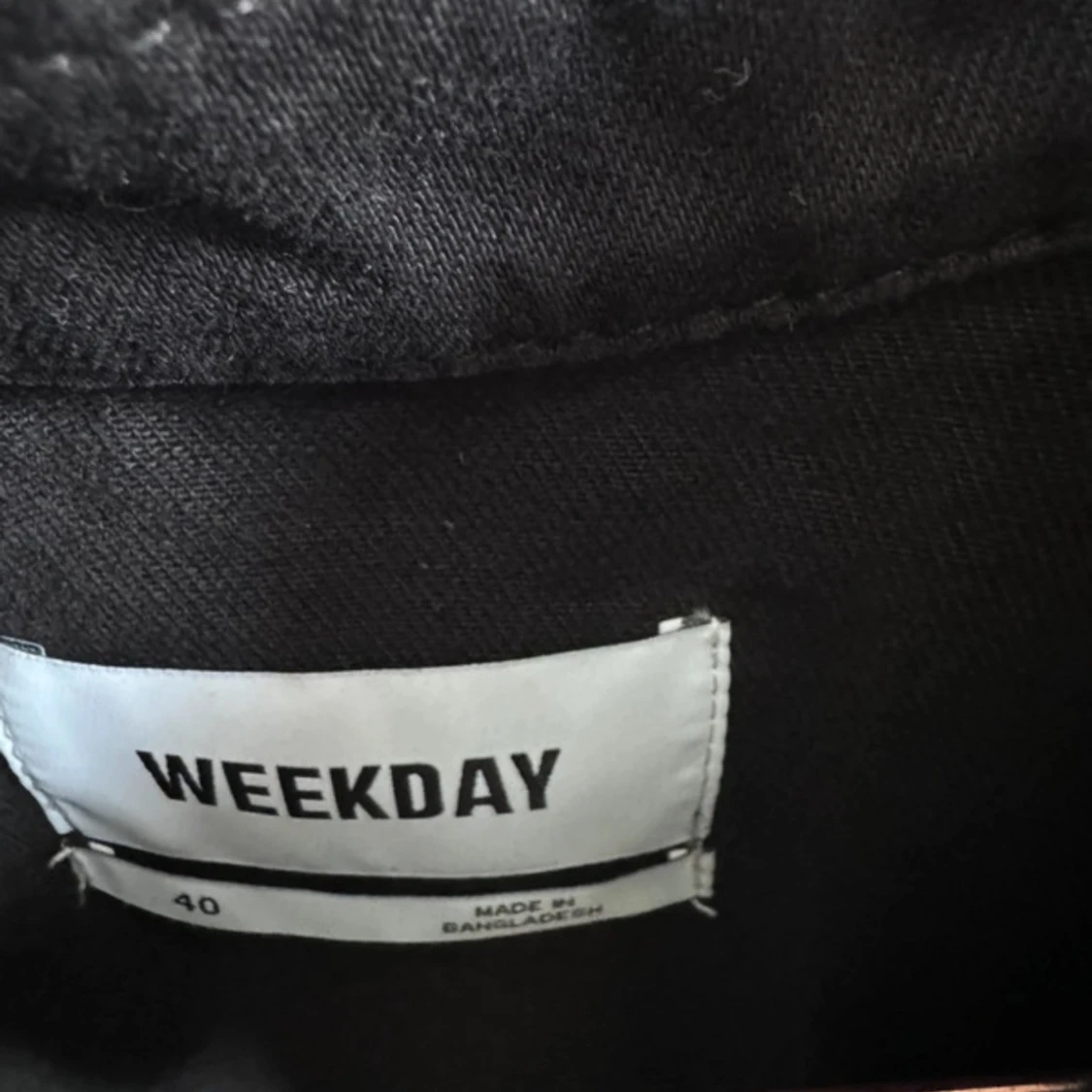 Svart jacka - Clover MC - Weekday - Storlek S - 90