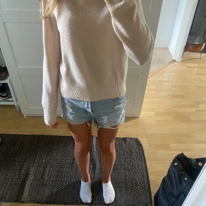 Stickadtröja  - Jättefin oanvänd ljusrosa stickad tröja❤️ skriv för frågor eller fler bilder❤️