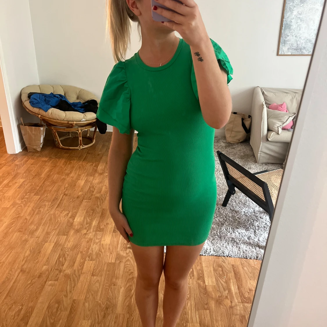 Grön klänning 