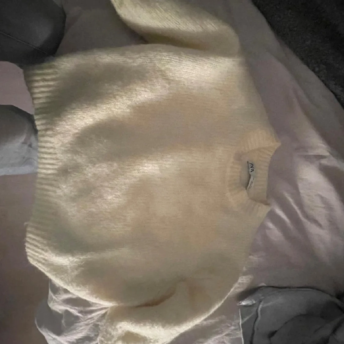 Stickad trekvartsärmad tröja Zara - 91