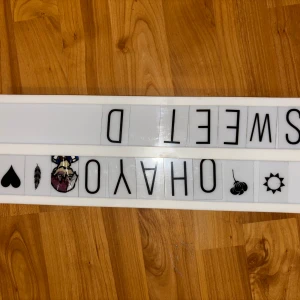 Lysbox  - Fin lysbox, bokstäver saknas men finns att köpa för ungefär 20kr på tgr.