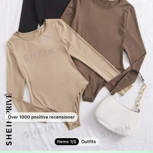 Body - Brun body i mjukt material från Shein