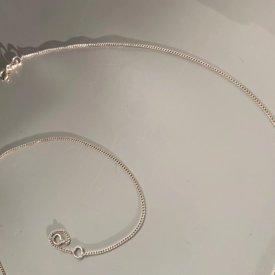 Tunn silverkedja - 91