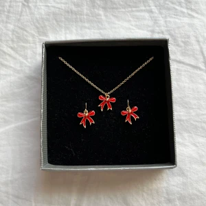 Halsband och örhängen  - Gulliga halsband och örhängen. Sälgens för 10kr för 1 eller 17 för 2 , örhängen säljer jag bara som ett par, du kan också välja andra saker från min sida för att få 17 för 2 . Smyckena är aldrig använda!!