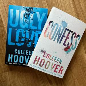 Ugly love och Confess av Colleen Hoover. Både i häftat format och nyskick. Vinges är oläst men Ugly Love har ”Alex” skrivet på försidsbladet. Säljs endast i par/tillsammans. 