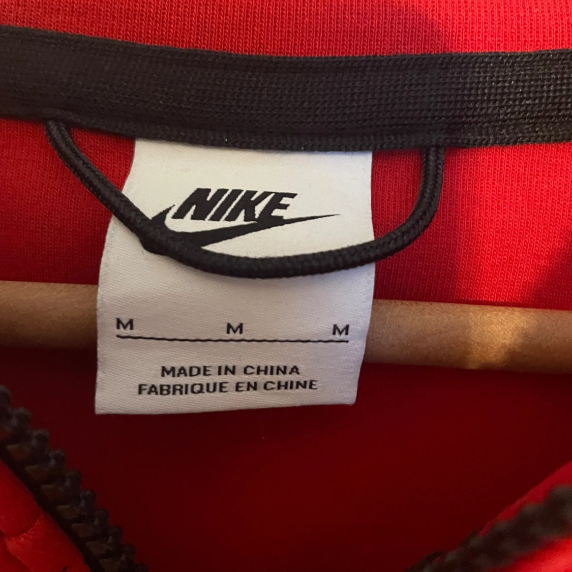 Tech fleece zip hoodie university red - 91