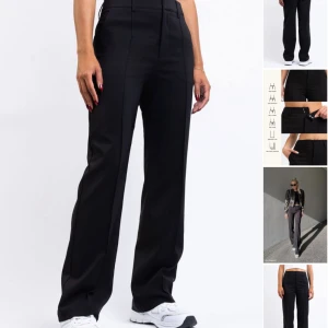 Kostymbyxor  - Svarta kostymbyxor från madlady i storlek 32 längd 30. I väldigt bra skick, nypris 600kr🥰🥰