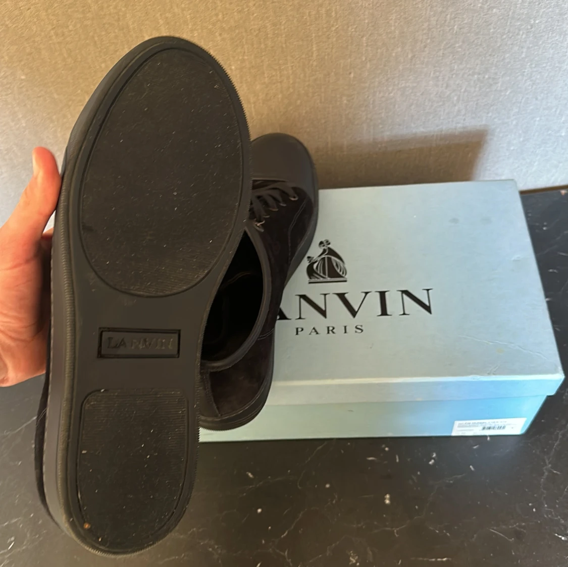 Mörkblåa Lanvin Skor - 92