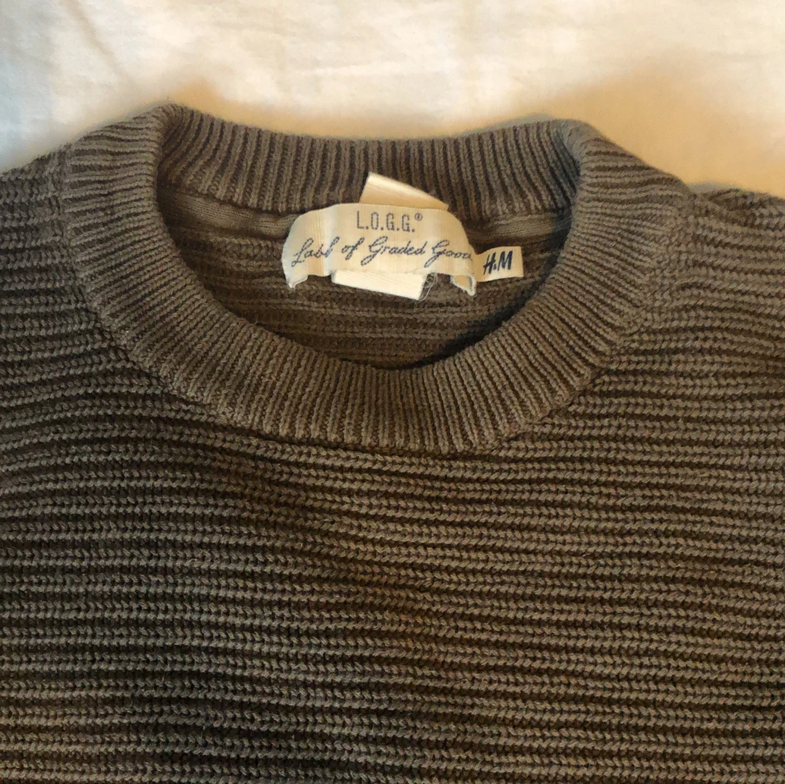 Långärmad stickad tröja - 91