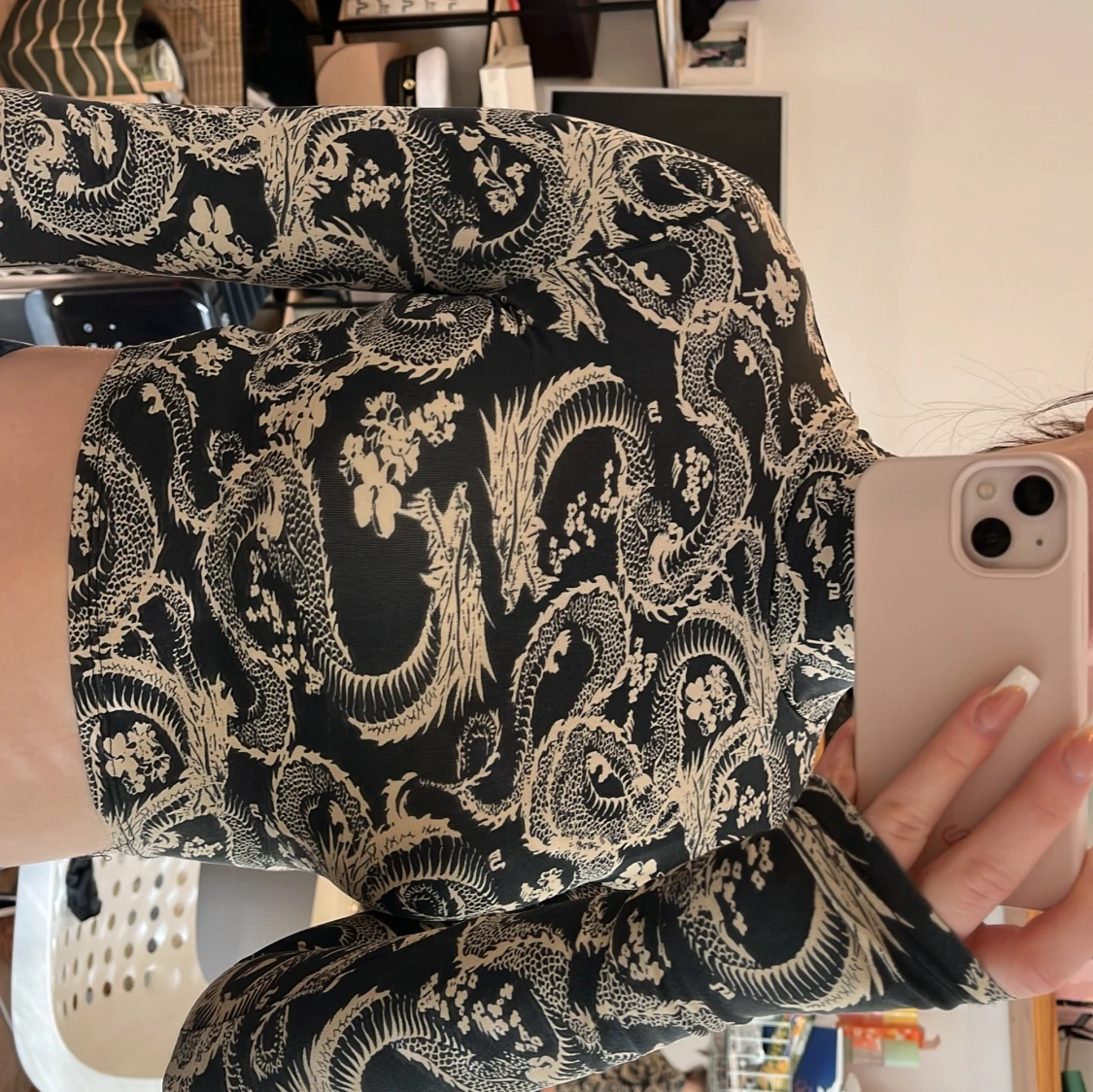 Croppad tight tröja