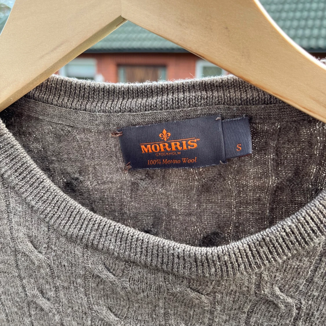 Morris merinoull tröja storlek S - 91