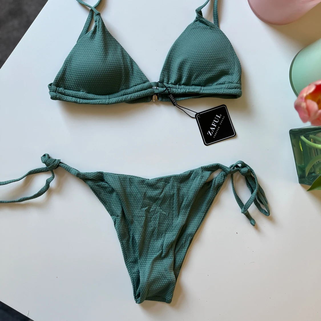 Grön oanvänd bikini  - 90