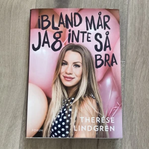 Bok - Therese lindgren- Ibland mår jag inte så bra, bra skick:)