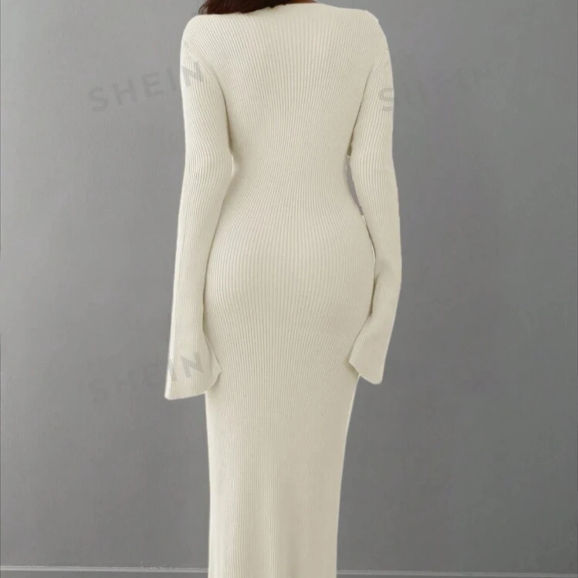 Stickad klänning  - 91