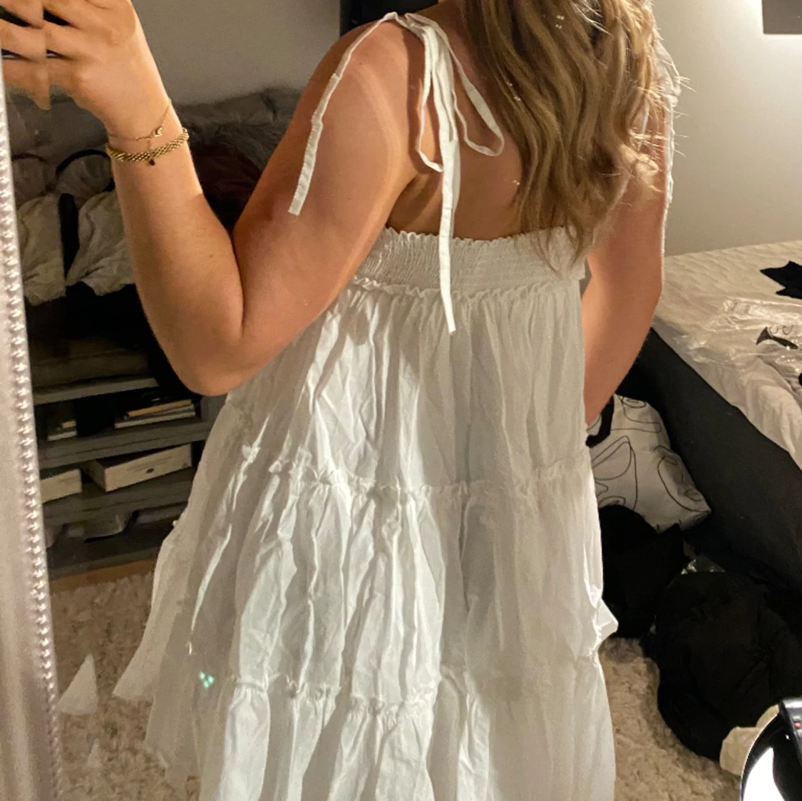 Vit klänning  - 90