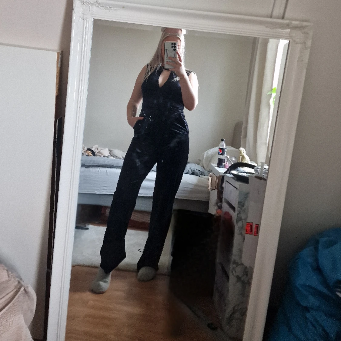 Sammet jumpsuit
