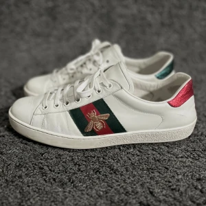 Gucci Ace sneakers - Gucci Ace skor i storleken 41,5. Allt OG ingår, box dustbag certifikat osv. Fint skick. Nypris 5999kr, köp för endast 2199kr.