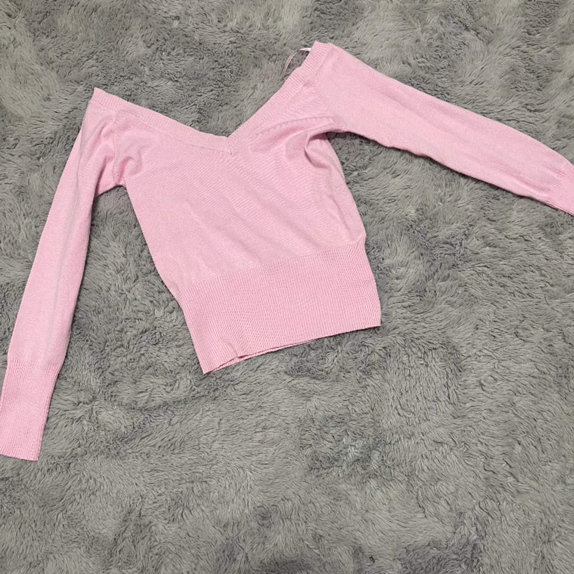 Rosa långärmad tröja - 91