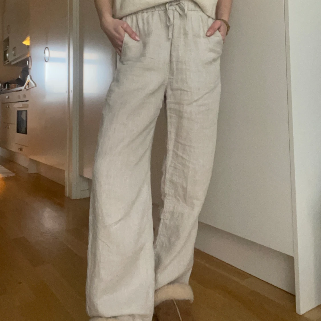 Linnebyxor från ARKET - 90