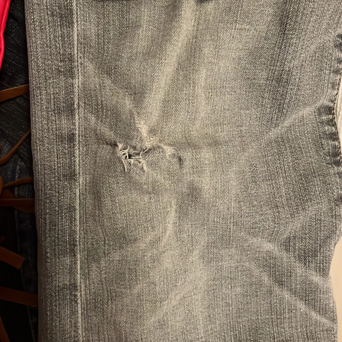 Supersnygga lågmidjade gråa jeans - 91