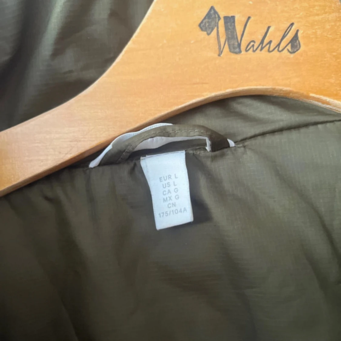 Grön quiltad jacka - 90