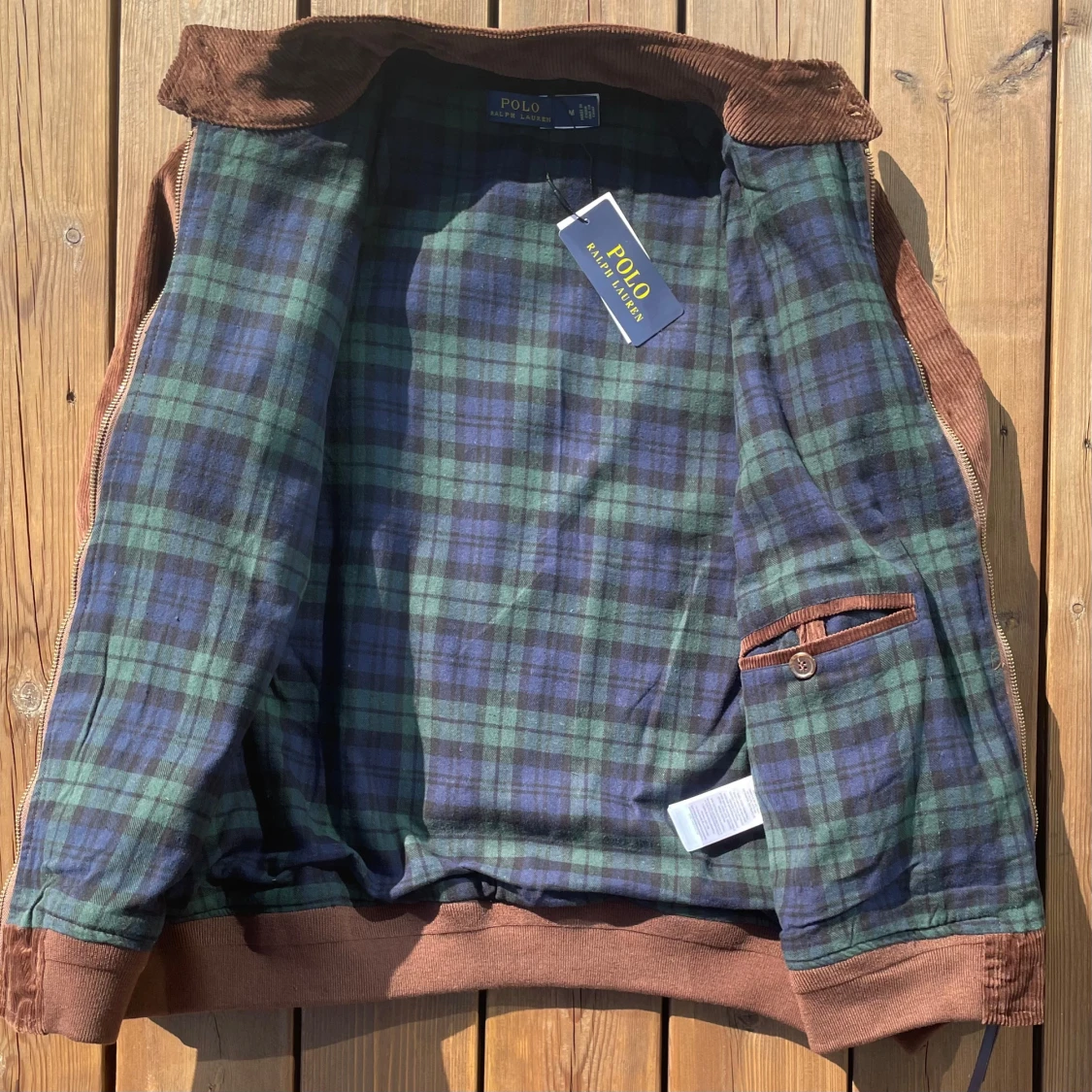 Brun manchesterjacka från Polo Ralph Lauren - 92