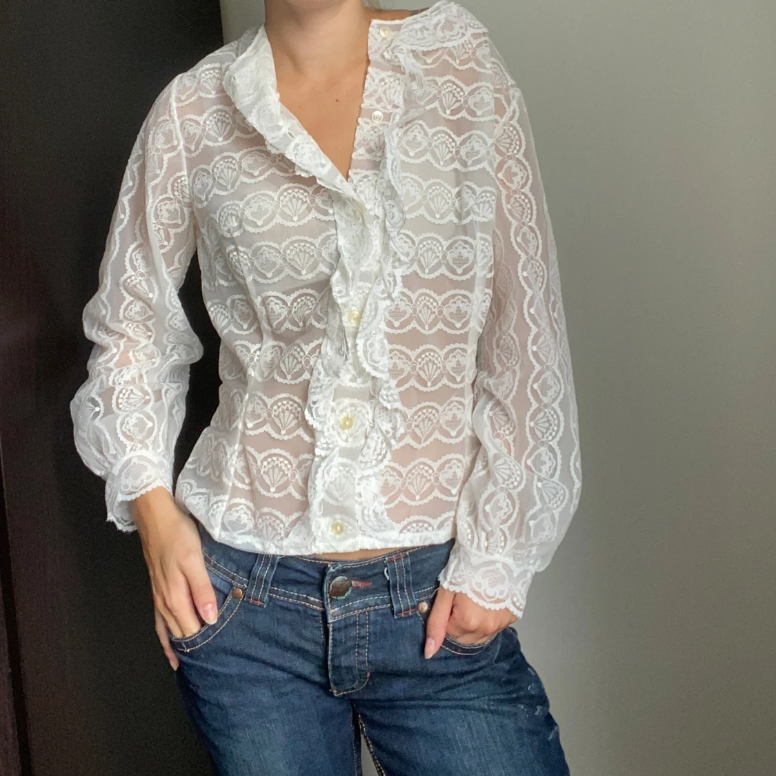 Spets blus - 92