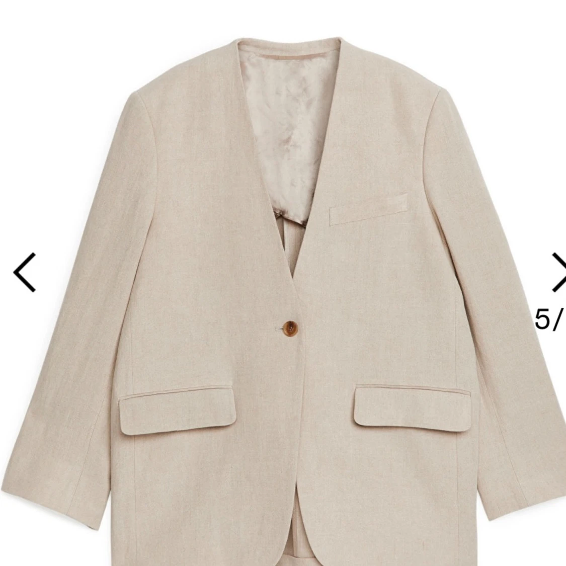 Arket linnekavaj, storlek 34 - 90