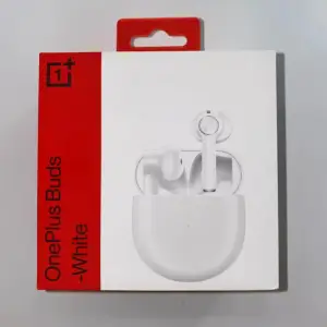 Oneplus buds hörlurar (bluetooth). Model E501A. Orginalpris 979kr (Elgiganten). De passar bra. Hörlurarna har jag använt fåtal gånger men jag har steriliserat de noga. Hörlurar, fodral, laddare (usb c), box, manual. Skriv om du har frågor eller bild